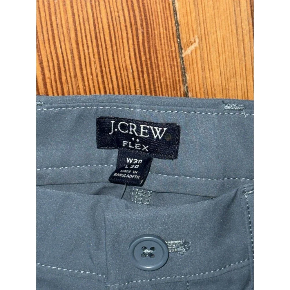 NWT J. Crew Mens 30x30 Flex Blue Slim Straight Leg Pants